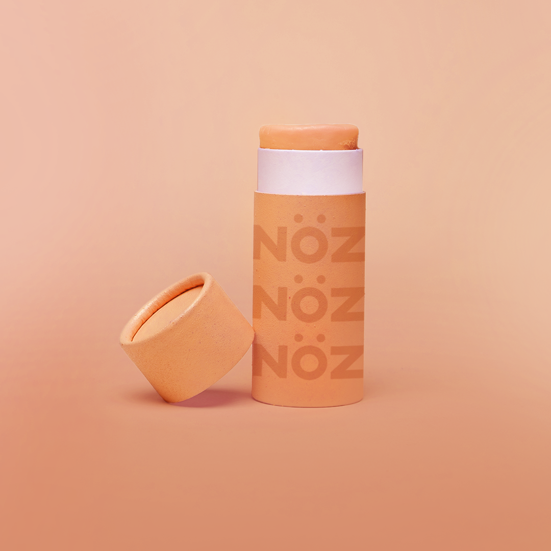 orange Noz vegan, cruelty-free, reef safe sunscreen stick 